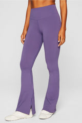 sleek seamless high-waisted flare pant