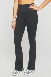sleek seamless high-waisted flare pant