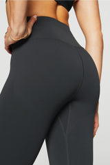 sleek seamless high-waisted flare pant
