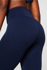 sleek seamless high-waisted flare pant