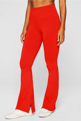 sleek seamless high-waisted flare pant