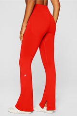 sleek seamless high-waisted flare pant