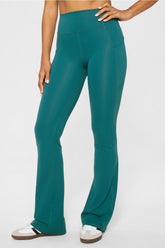 oasis pureluxe high-waisted pocketed kick flare