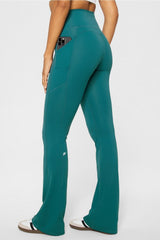 oasis pureluxe high-waisted pocketed kick flare