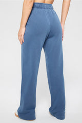 year round terry wide leg pant