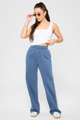year round terry wide leg pant