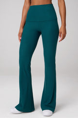 cloud jersey foldover flare