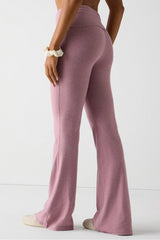 cloud jersey foldover flare