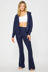 cloud jersey foldover flare