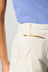 pleated wide leg trouser