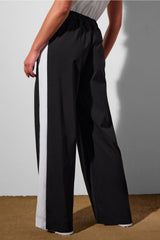 pleated wide leg trouser