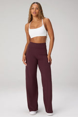 pureluxe foldover straight leg pant