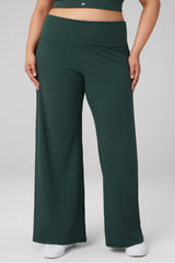 pureluxe foldover straight leg pant