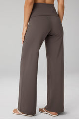 pureluxe foldover straight leg pant