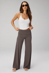 pureluxe foldover straight leg pant