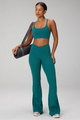 oasis pureluxe high-waisted crossover flare