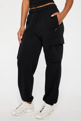 year round terry cargo jogger