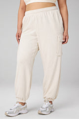 year round terry cargo jogger