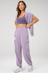 year round terry cargo jogger