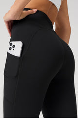 cold weather pocketed high-waisted mini flare