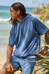 the year round terry short sleeve hoodie