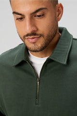 the go-to quarter zip polo