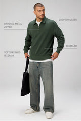 the go-to quarter zip polo