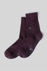 the powerhouse quarter crew grip sock