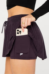 cloud jersey flounce skirt