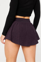 cloud jersey flounce skirt