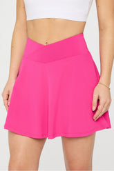 crossover flounce skirt classic mini