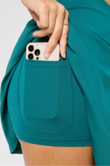 crossover flounce skirt classic mini