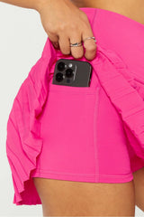 hot shot pleated skirt classic mini