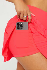 hot shot pleated skirt classic mini