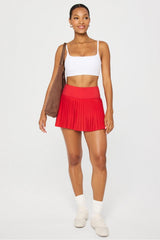 hot shot pleated skirt ultra mini
