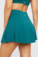crossover flounce skirt ultra mini