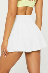 crossover flounce skirt ultra mini