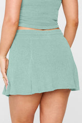 breezy knit flouncy skort