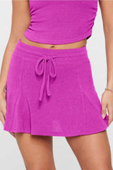 breezy knit flouncy skort