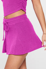 breezy knit flouncy skort