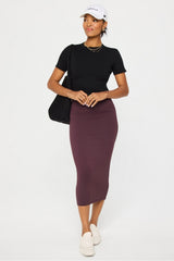 pureluxe midi skirt