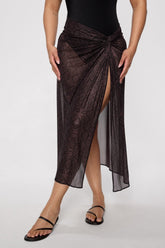 sheer mesh sarong