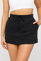 year round terry mini skirt