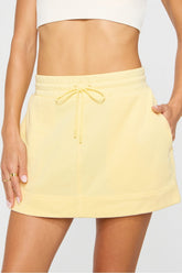 year round terry mini skirt