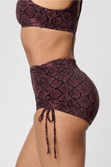 shaping swim high waist booty short