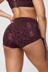 shaping swim high waist booty short