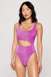shaping swim luxe cut-out one piece