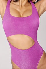 shaping swim luxe cut-out one piece