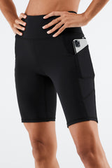 oasis high-waisted pocket short 9"