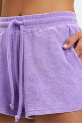 towel terry drawstring short